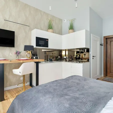 شقة Klimatyczne Z Biurkiem W Poznaniu By Renters *